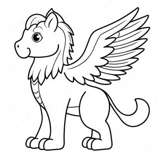 Griffin Coloring Pages