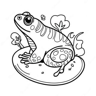 Amphibian Coloring Pages