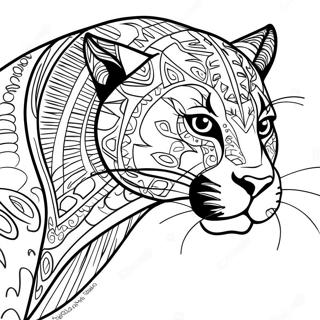 Black Panther Animal Coloring Pages