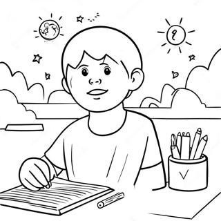 Adhd Awareness Coloring Page 106360-43746