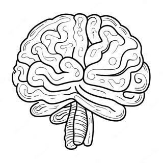 Colorful Adhd Brain Coloring Page 106361-43751