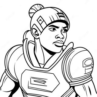 Ja Marr Chase Coloring Page 106412-43787