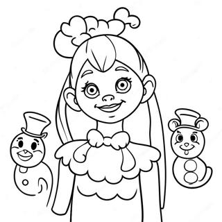 Cindy Lou Who Coloring Pages