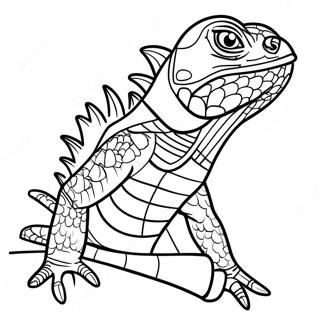 Majestic Iguana Coloring Page 106567 43914