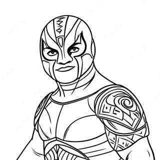 Rey Mysterio Coloring Pages