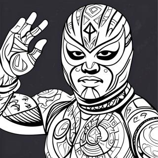 Rey Mysterio Coloring Page 106719-44026