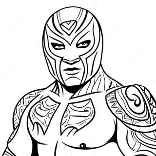 Rey Mysterio Coloring Page 106719-44027