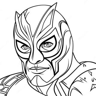 Rey Mysterio Coloring Page 106719-44028