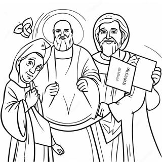 Beatitudes Coloring Page 106822-44106