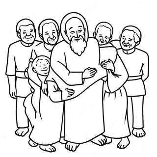 Blessed Are The Poor In Spirit Coloring Page 106823-44109