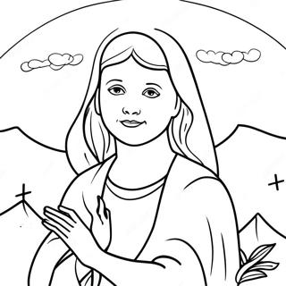 Blessed Are The Meek Coloring Page 106824 44113
