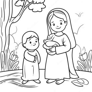 Blessed Are The Meek Coloring Page 106824 44114