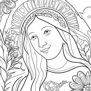 Blessed Are The Merciful Coloring Page 106825-44117