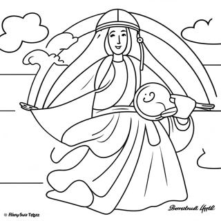 Blessed Are The Merciful Coloring Page 106825-44119