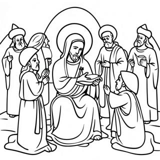 Holy Week Coloring Pages