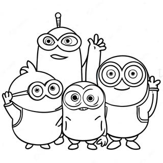 Minions The Rise Of Gru Coloring Pages