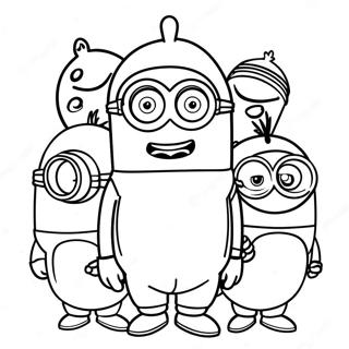 Minions The Rise Of Gru Coloring Page 106897-44166