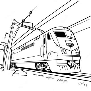 Amtrak Train Coloring Page 106923-44186