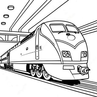 Amtrak Train Coloring Page 106923-44187