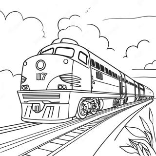 Amtrak Train Coloring Pages