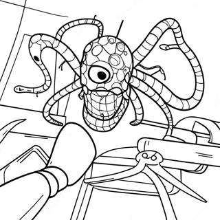 Doc Ock In Action Coloring Page 106950-44212