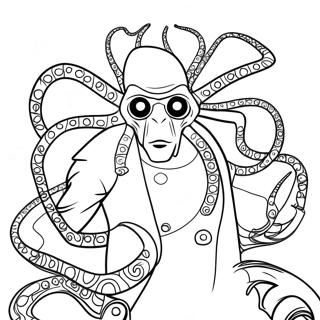 Doc Ock With Tentacles Coloring Page 106951-44214