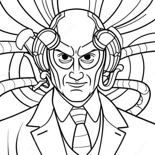 Doc Ock Villain Coloring Page 106952 44220