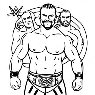 Wwe Coloring Page 107025-44268