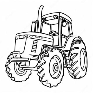 Case Tractor Coloring Pages