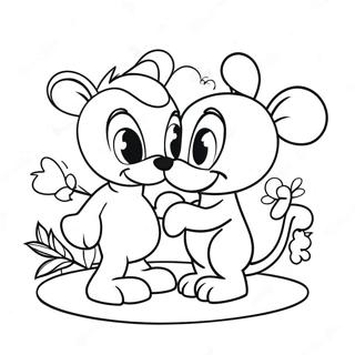 Valentines Day Disney Coloring Pages