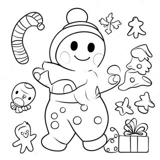 Festive Addition Christmas Coloring Page 107129 44354