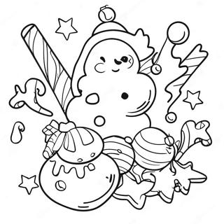 Festive Addition Christmas Coloring Page 107129 44356