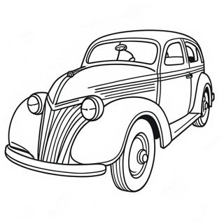 Easy Car Coloring Pages