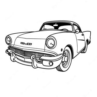 Easy Car Coloring Page 107153-44370