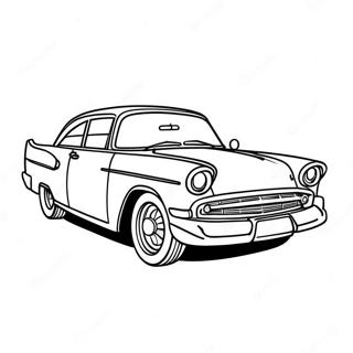 Easy Car Coloring Page 107153-44371