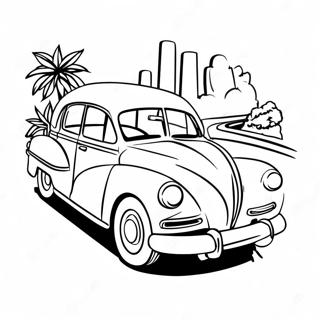 Easy Car Coloring Page 107153-44372