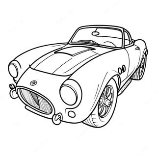 Fast Sports Car Coloring Page 107155-44377