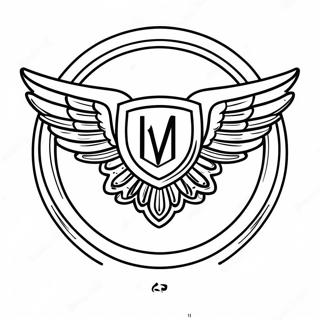 Luxury Car Logo Coloring Page 107182-44408
