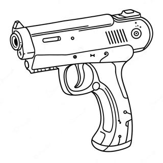 Fortnite Gun Coloring Page 107228-44429