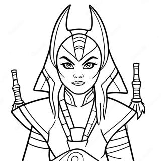 Ahsoka Tano Coloring Pages