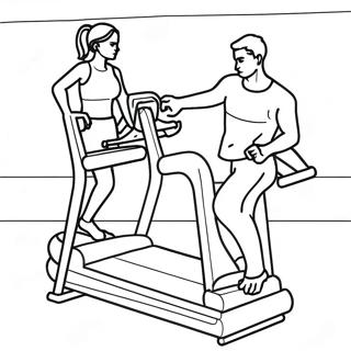 Exercise Coloring Pages