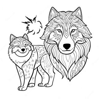 Timberwolves Coloring Page 107460-44609