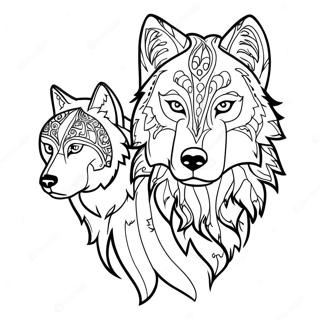 Timberwolves Coloring Page 107460-44610