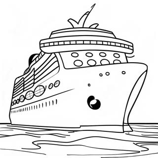 Disney Cruise Ship Coloring Page 107486-44630