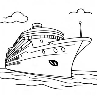 Disney Cruise Ship Coloring Page 107486-44632