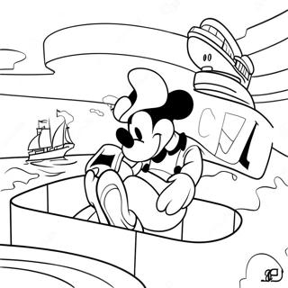Fun Disney Cruise Activities Coloring Page 107490-44645