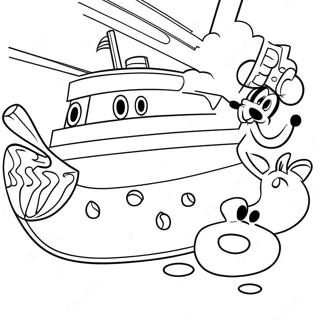 Disney Cruise Coloring Pages