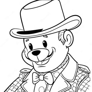 Glamrock Freddy Coloring Pages