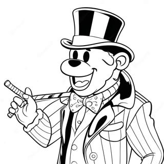 Glamrock Freddy In Action Coloring Page 107590-44713