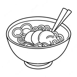 Ramen Coloring Pages